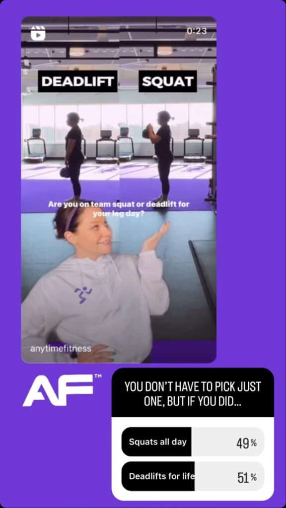 Anytime Fitness poll