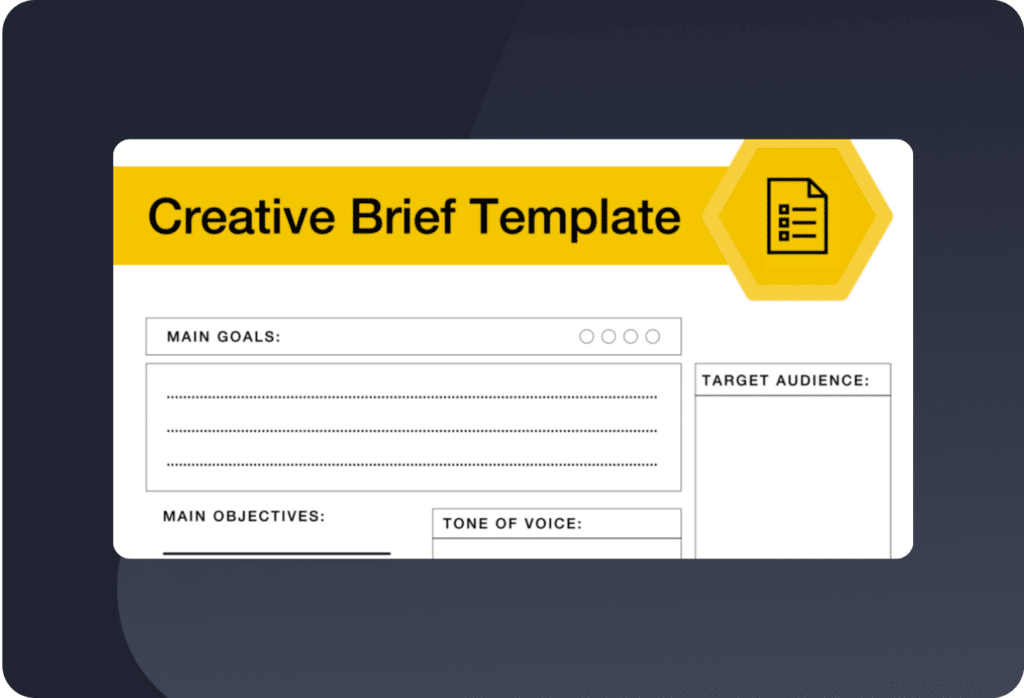 Creative brief template