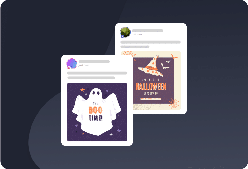 Halloween post ideas list by SocialBee