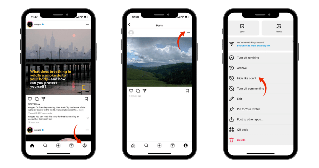 Here's how to hide Instagram likes after posting