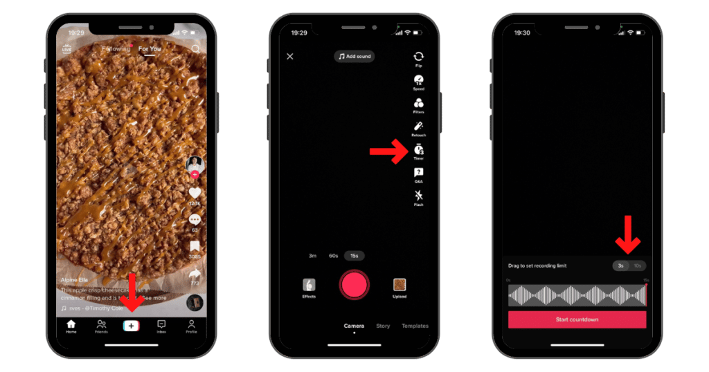 How to set a timer on TikTok