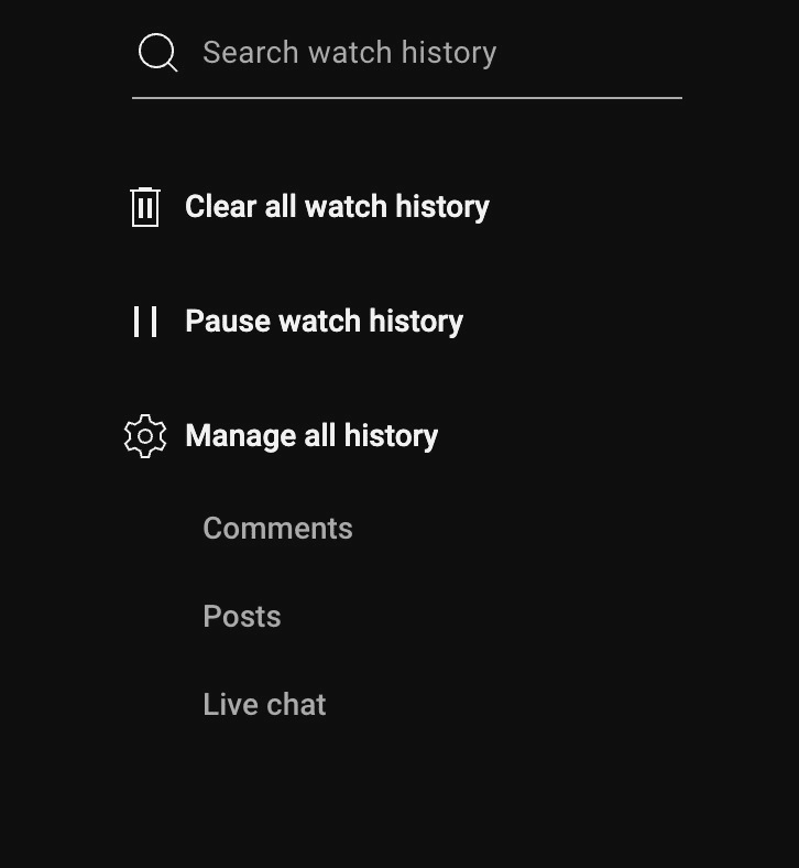 heck Your YouTube History on Desktop 