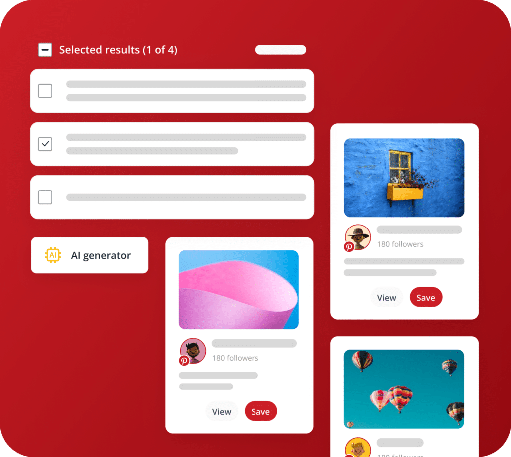 Pinterest content creation with AI