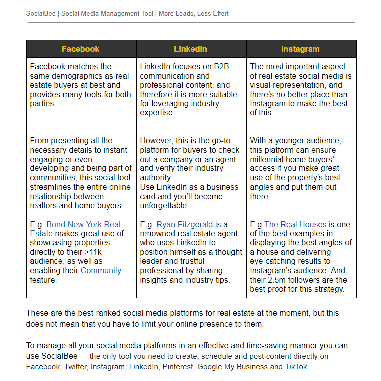 real estate platforms