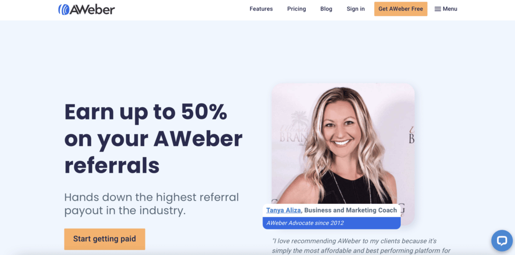 AWeber Affiliate Program