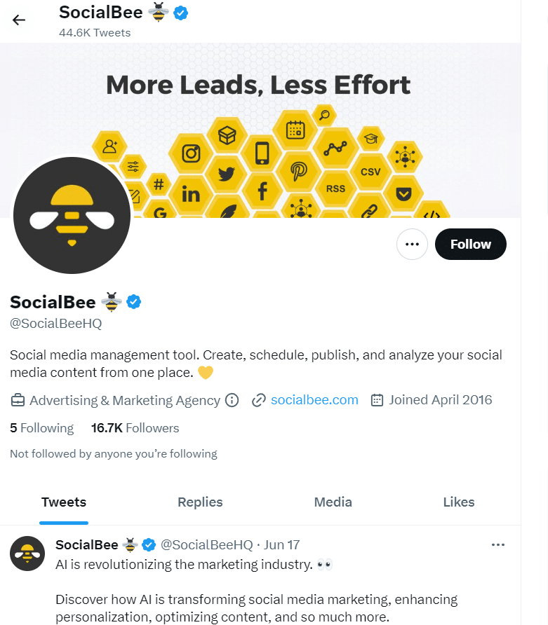 socialbee twitter