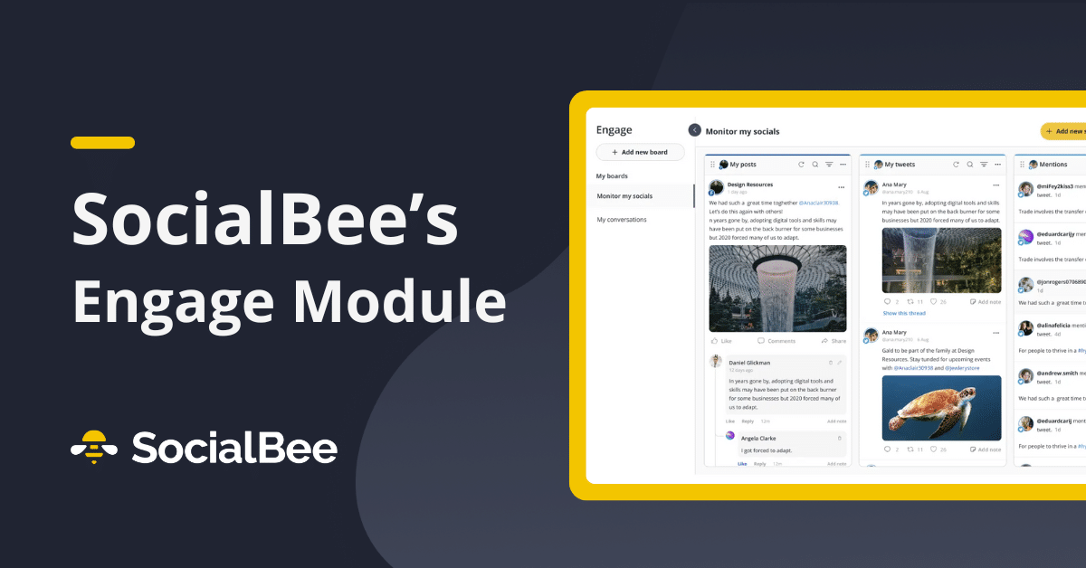 SocialBee’s Engage Module